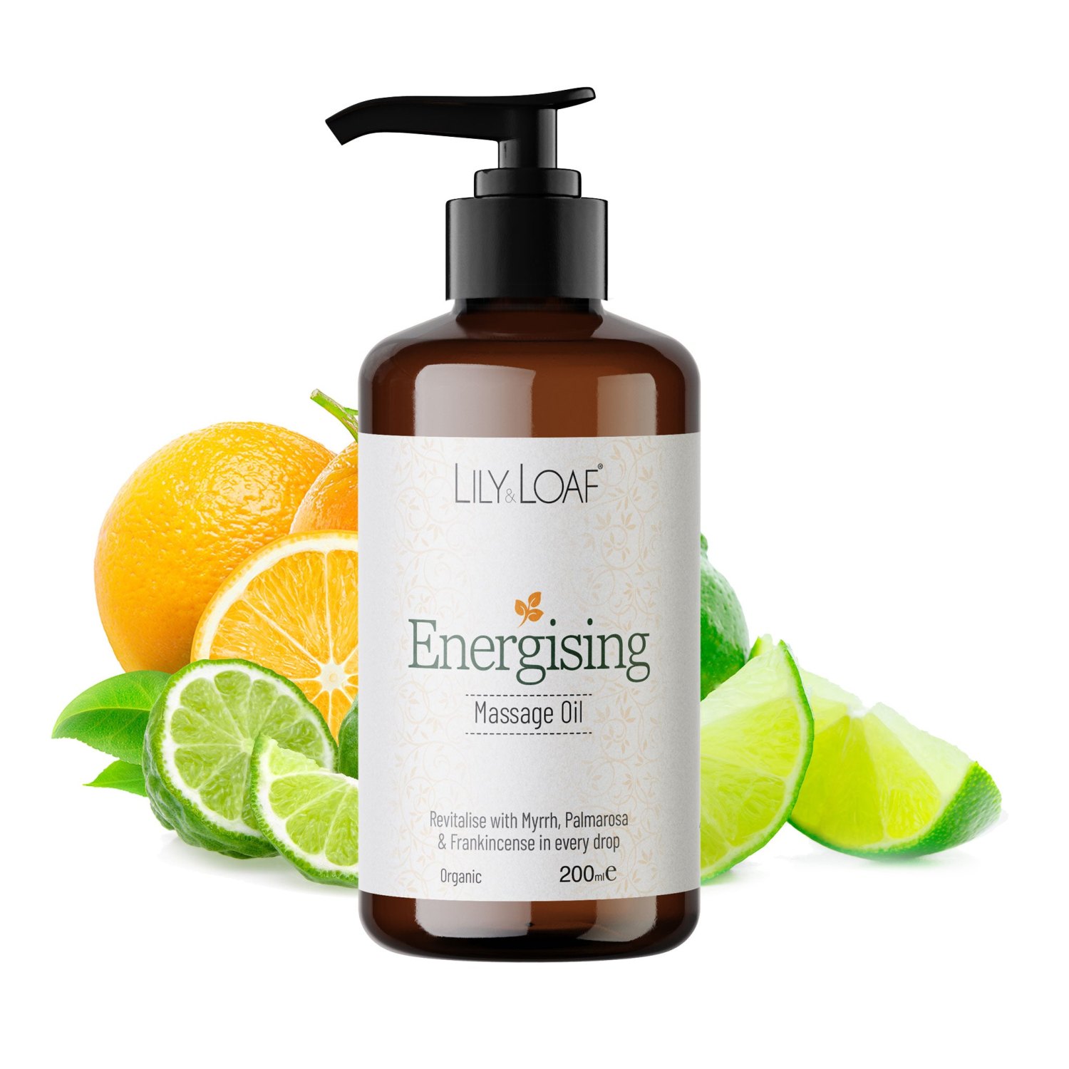 Lily & Loaf Energising Aromatherapy Massage Oil – 200ml