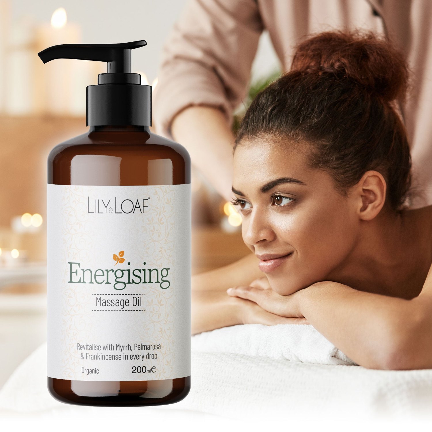 Lily & Loaf Energising Aromatherapy Massage Oil – 200ml4