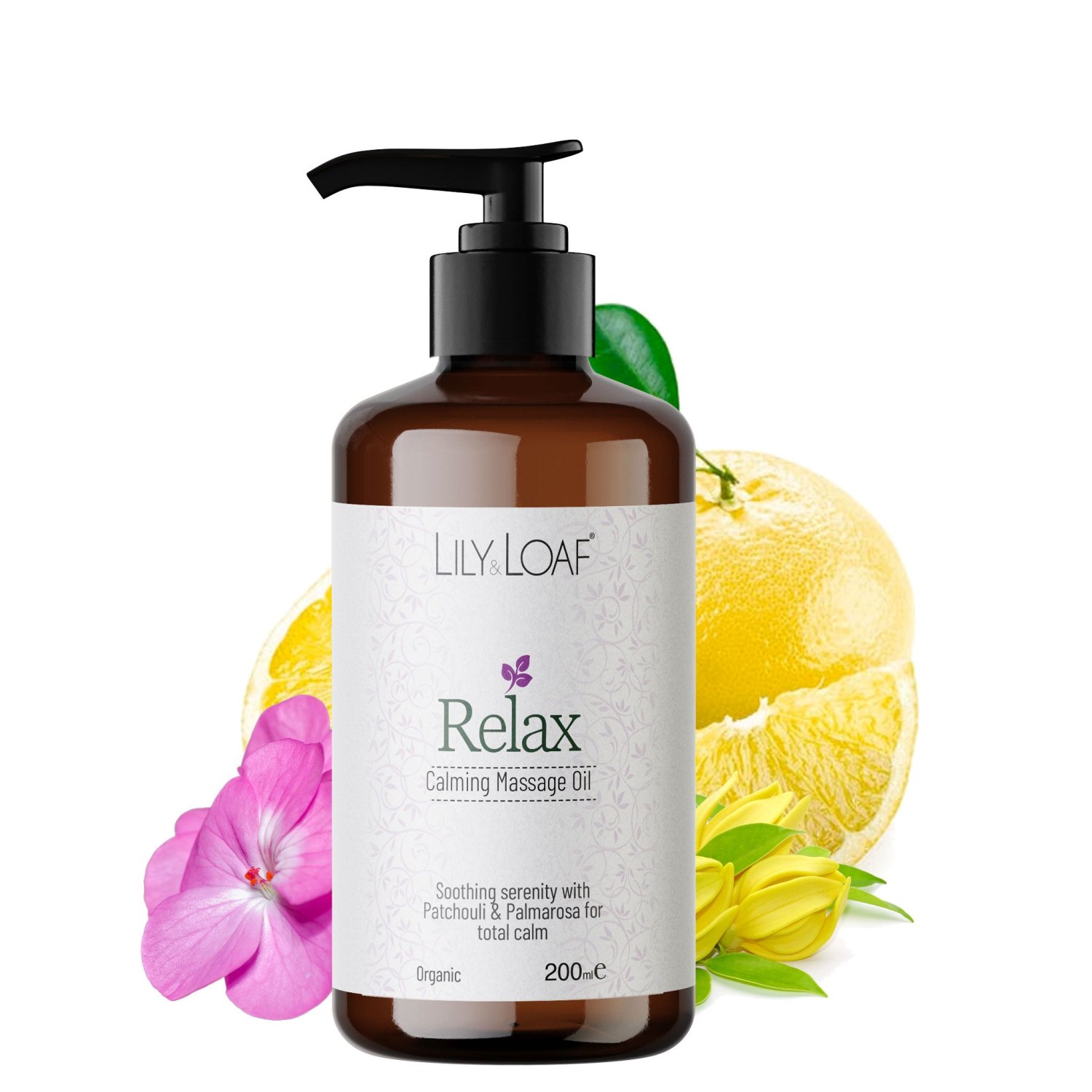 Lily & Loaf Relax Aromatherapy Massage Oil – 200ml