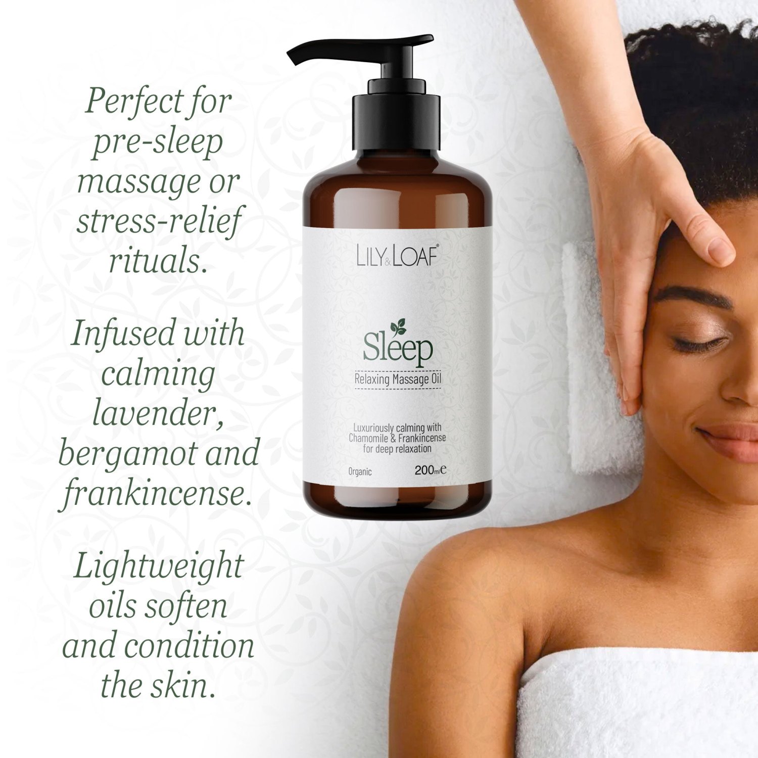 Lily & Loaf Sleep Aromatherapy Massage Oil – 200ml2