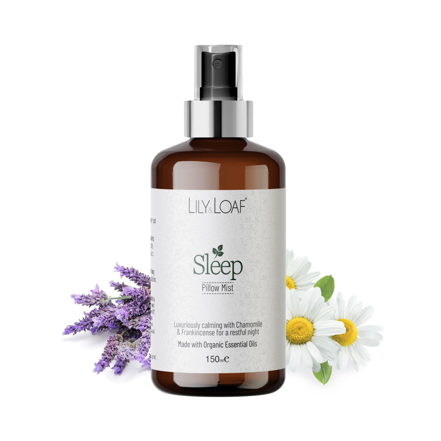 Lily & Loaf Sleep Pillow Mist with Amethyst Crystal (150ml)1
