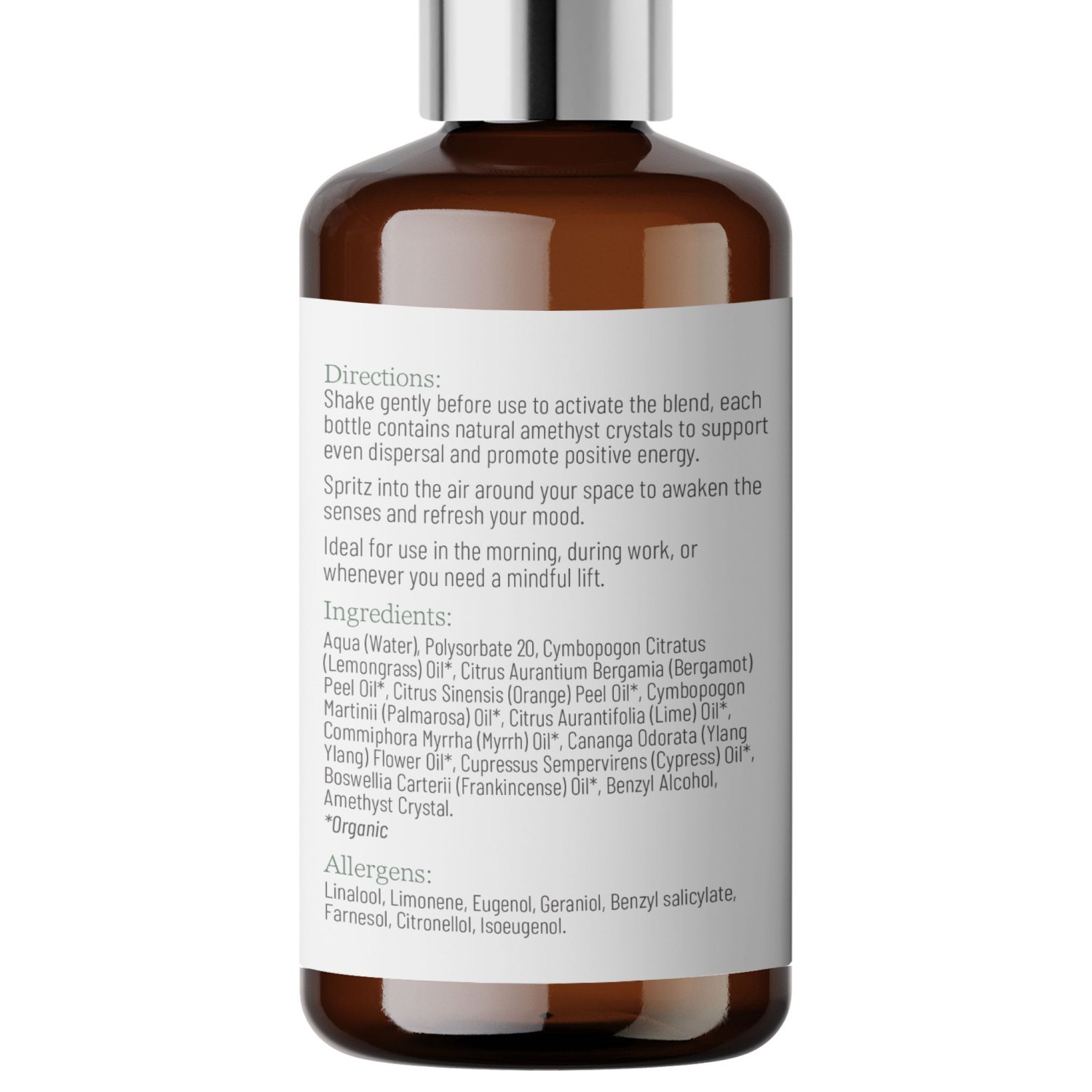 Lily & Loaf Sleep Pillow Mist with Amethyst Crystal (150ml)3