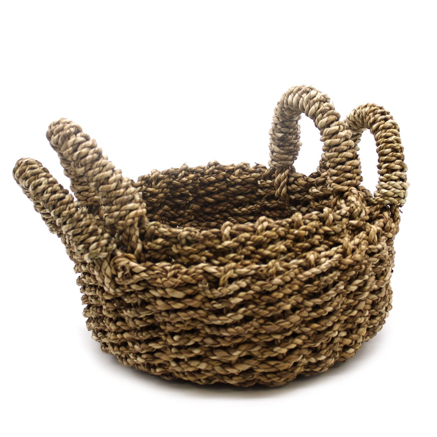 Natural Seagrass Baskets – Set of 21
