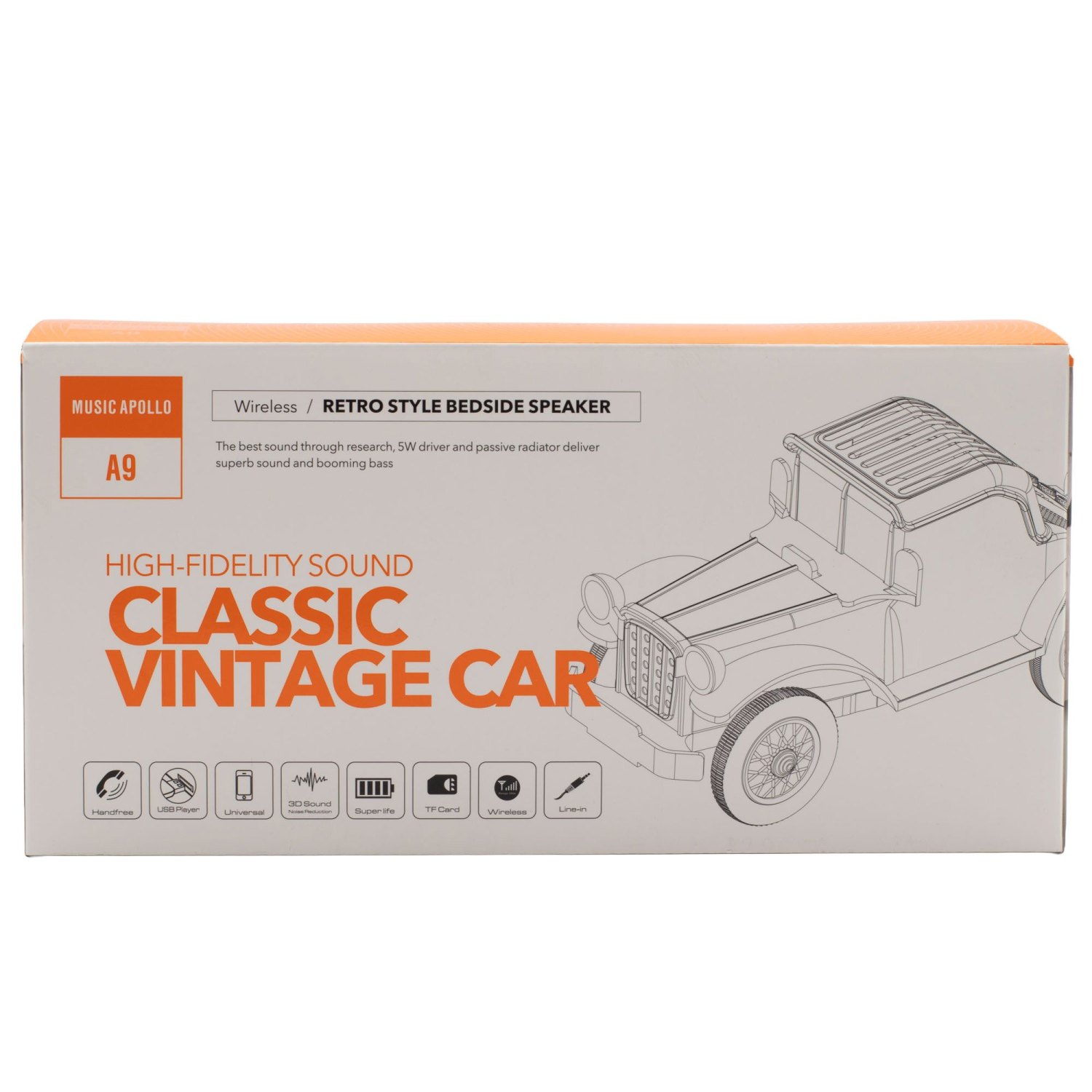 Classic Vintage Car Bluetooth Speaker & Phone Holder – 5W6