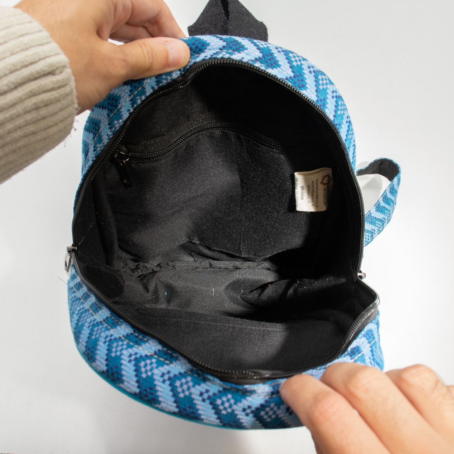 Medium Kathmandu Dhaka Cotton & Hemp Backpack6