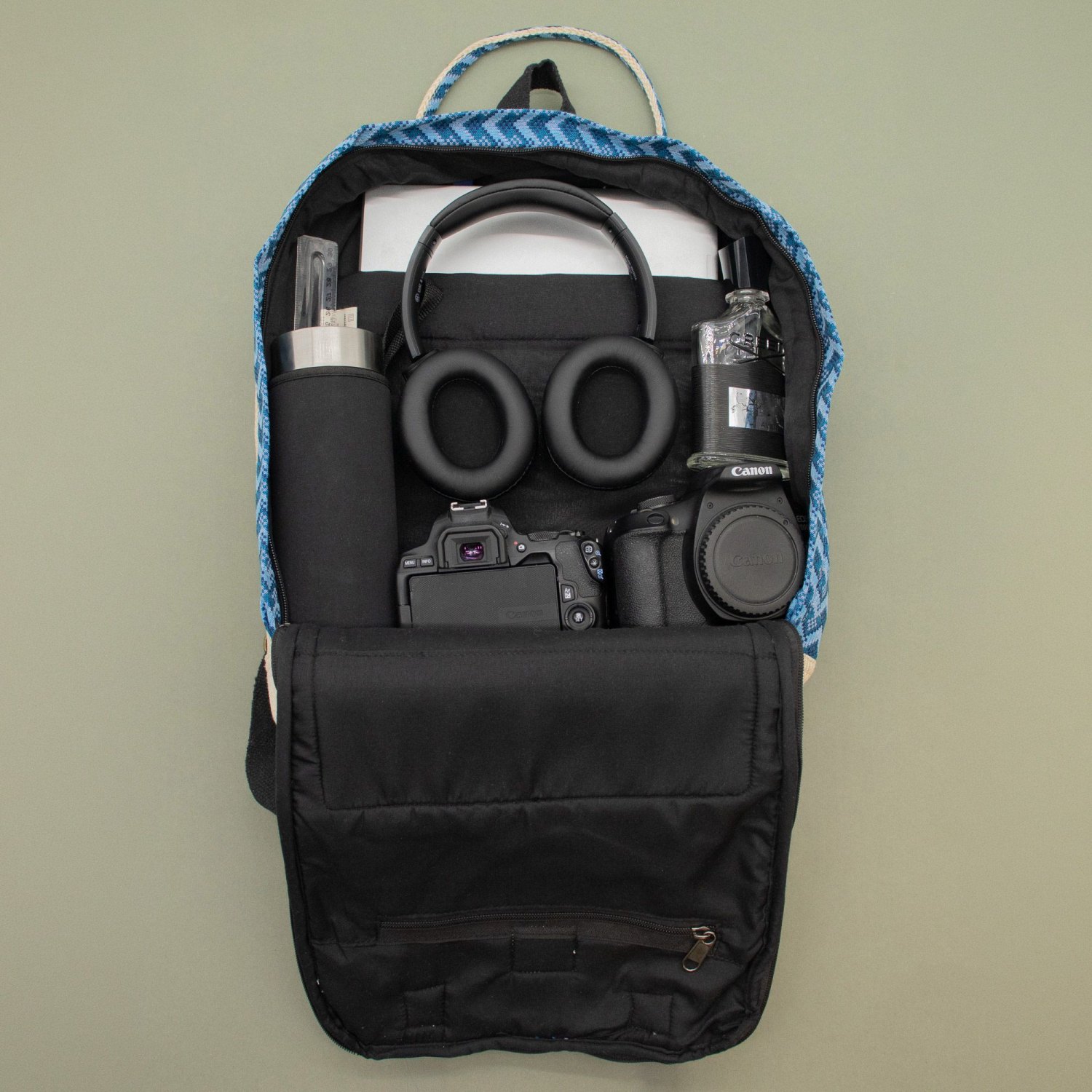 Large Kathmandu Dhaka Cotton & Hemp Backpack1