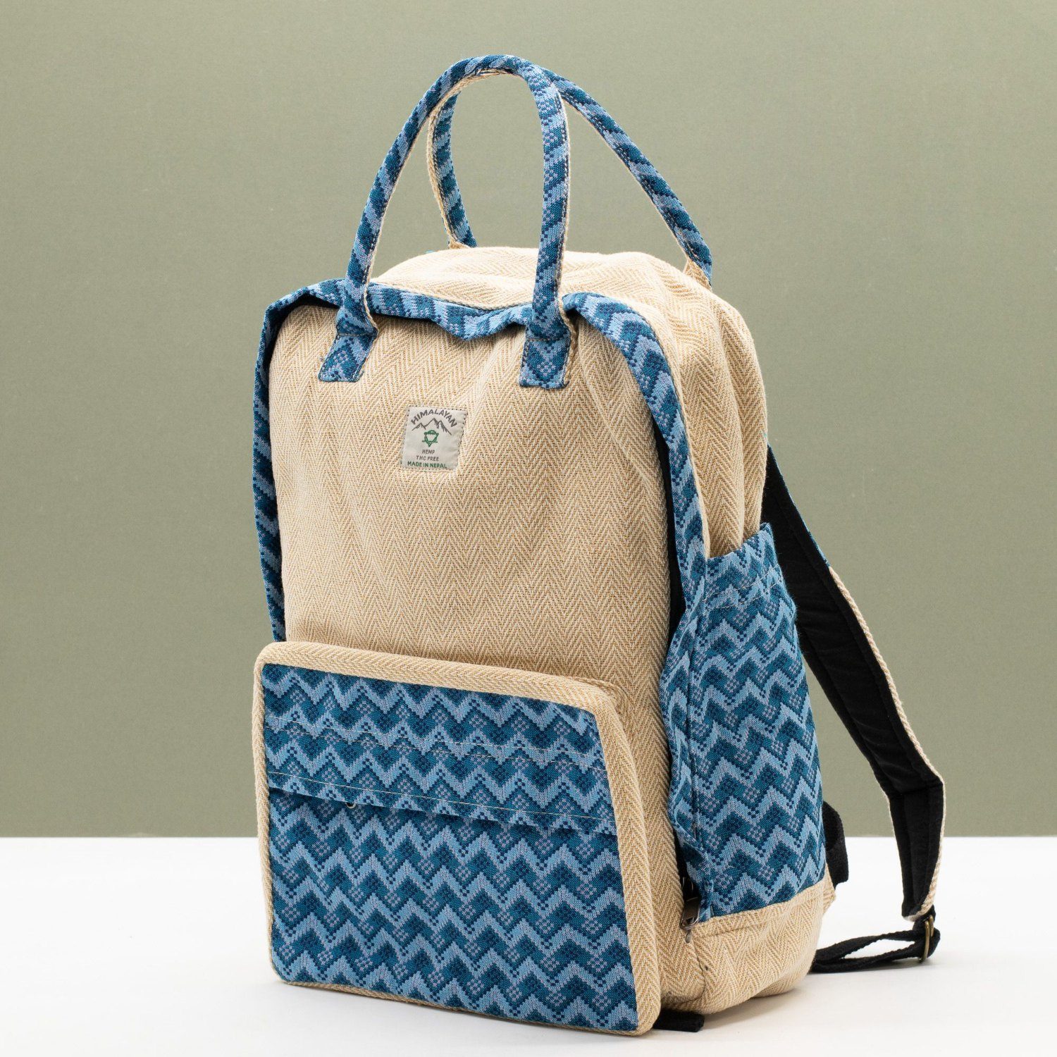 Large Kathmandu Dhaka Cotton & Hemp Backpack2