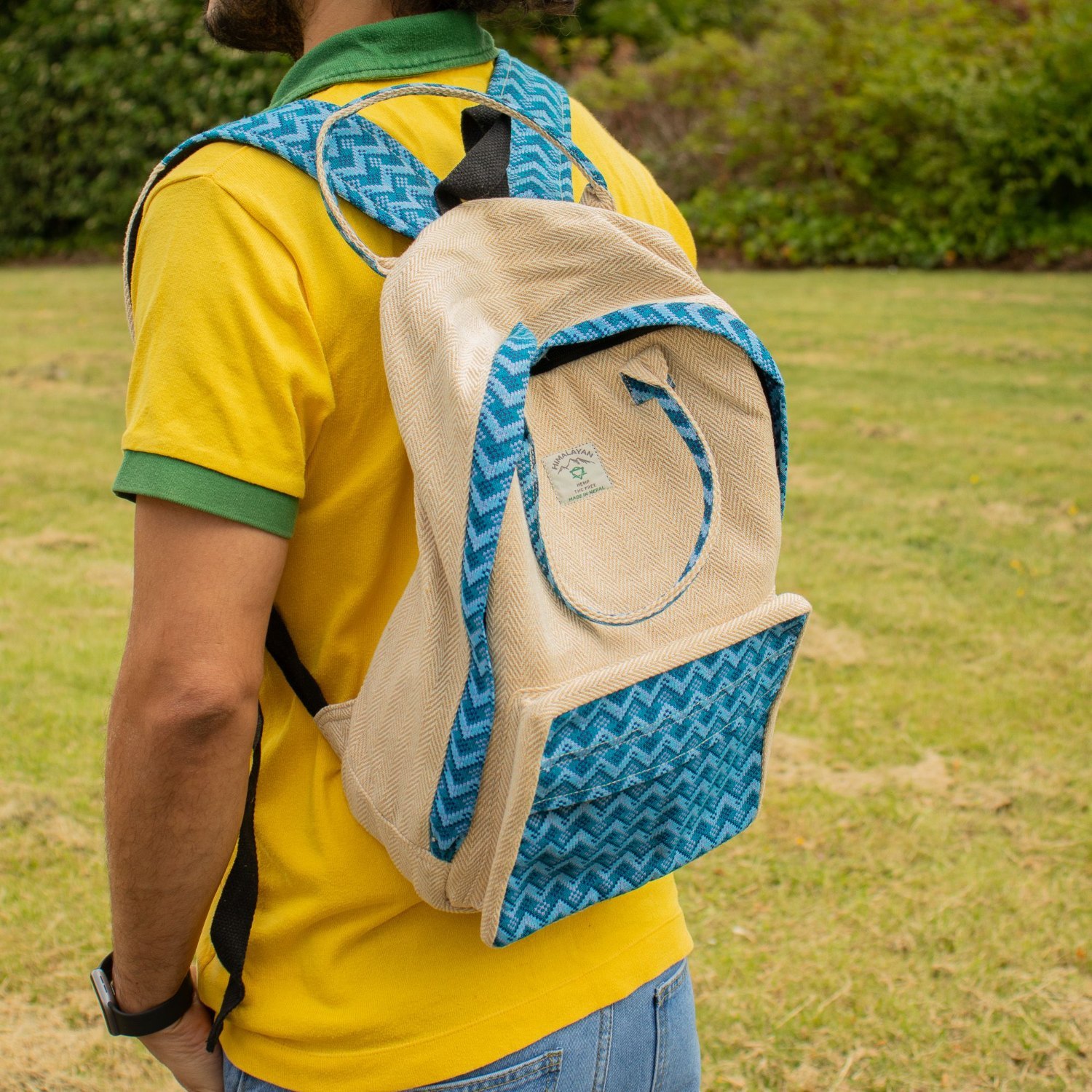 Large Kathmandu Dhaka Cotton & Hemp Backpack9