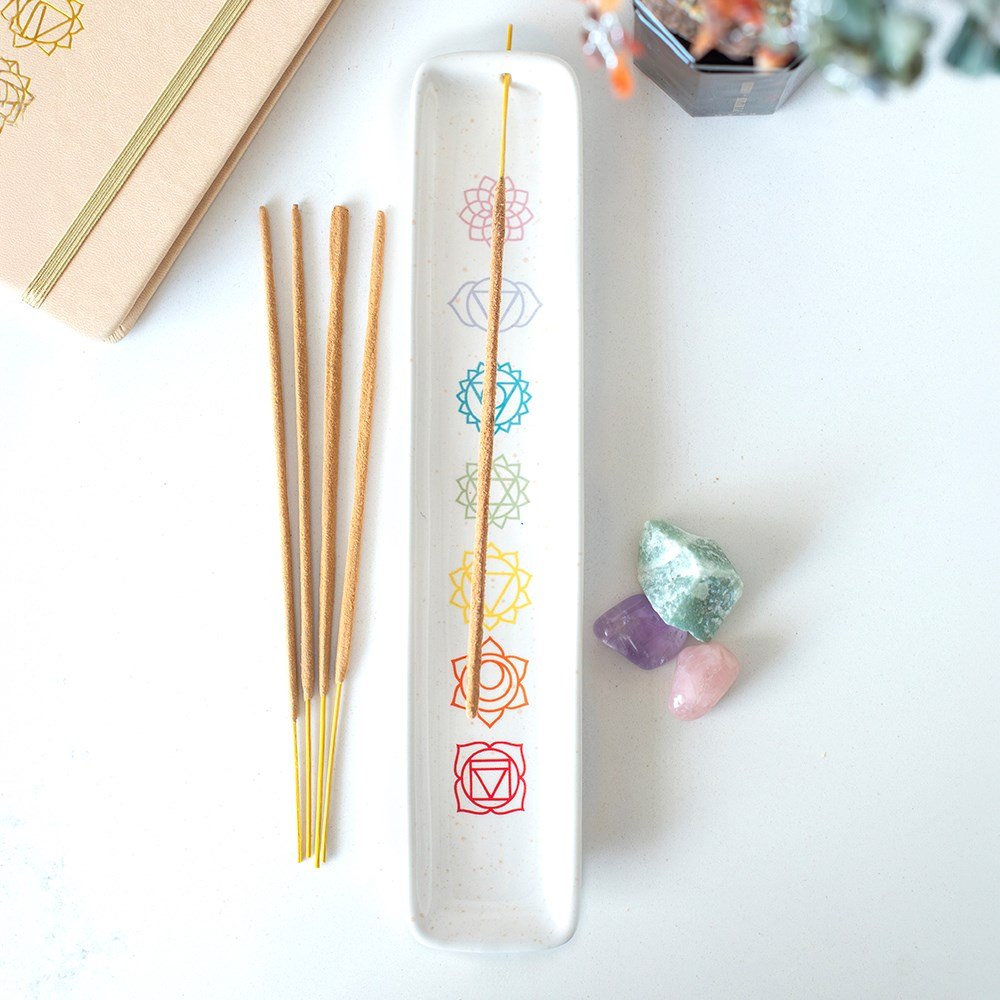 Chakra Flow Ceramic Incense Stick Ash Catcher