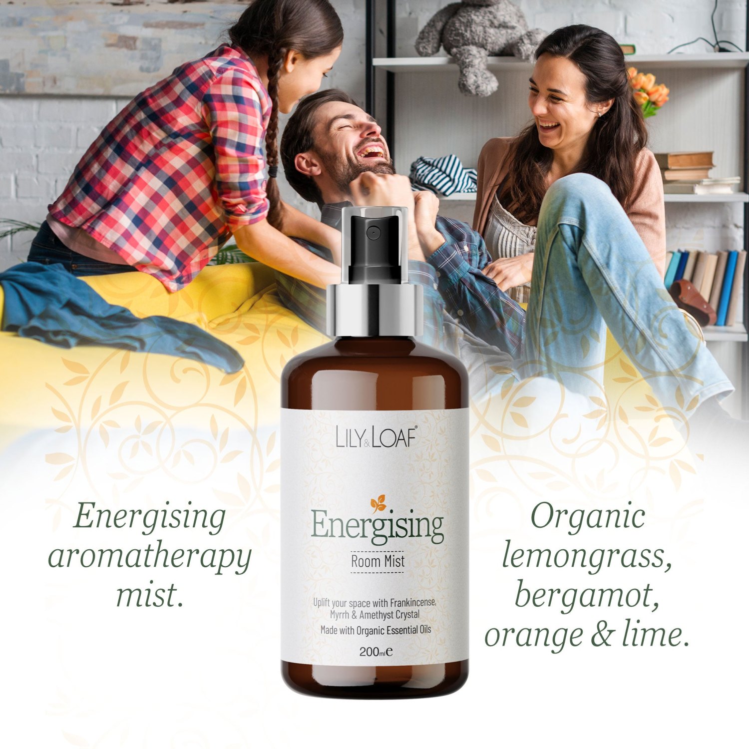 Lily & Loaf Energising Room Mist (200ml)2