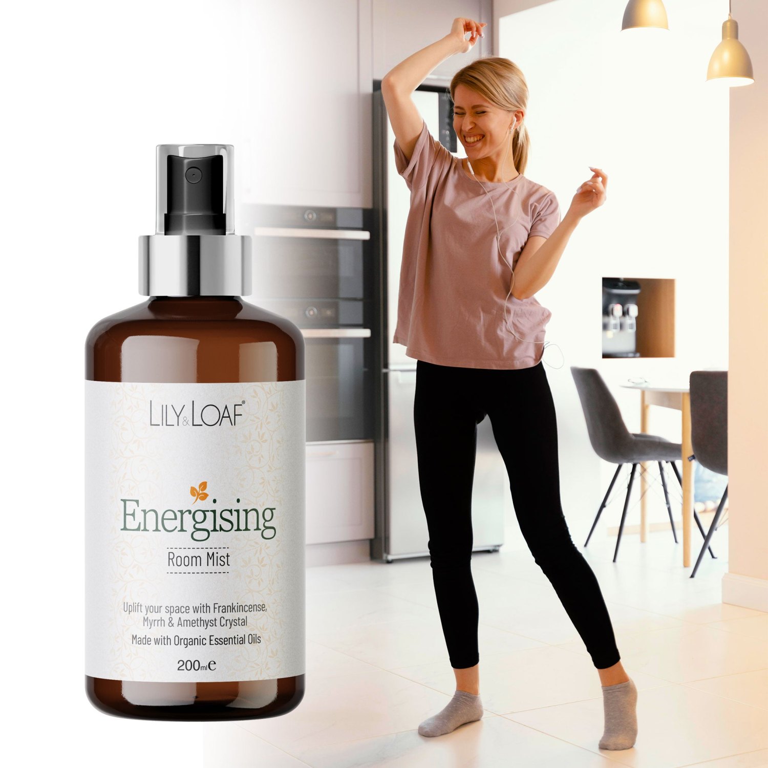 Lily & Loaf Energising Room Mist (200ml)4