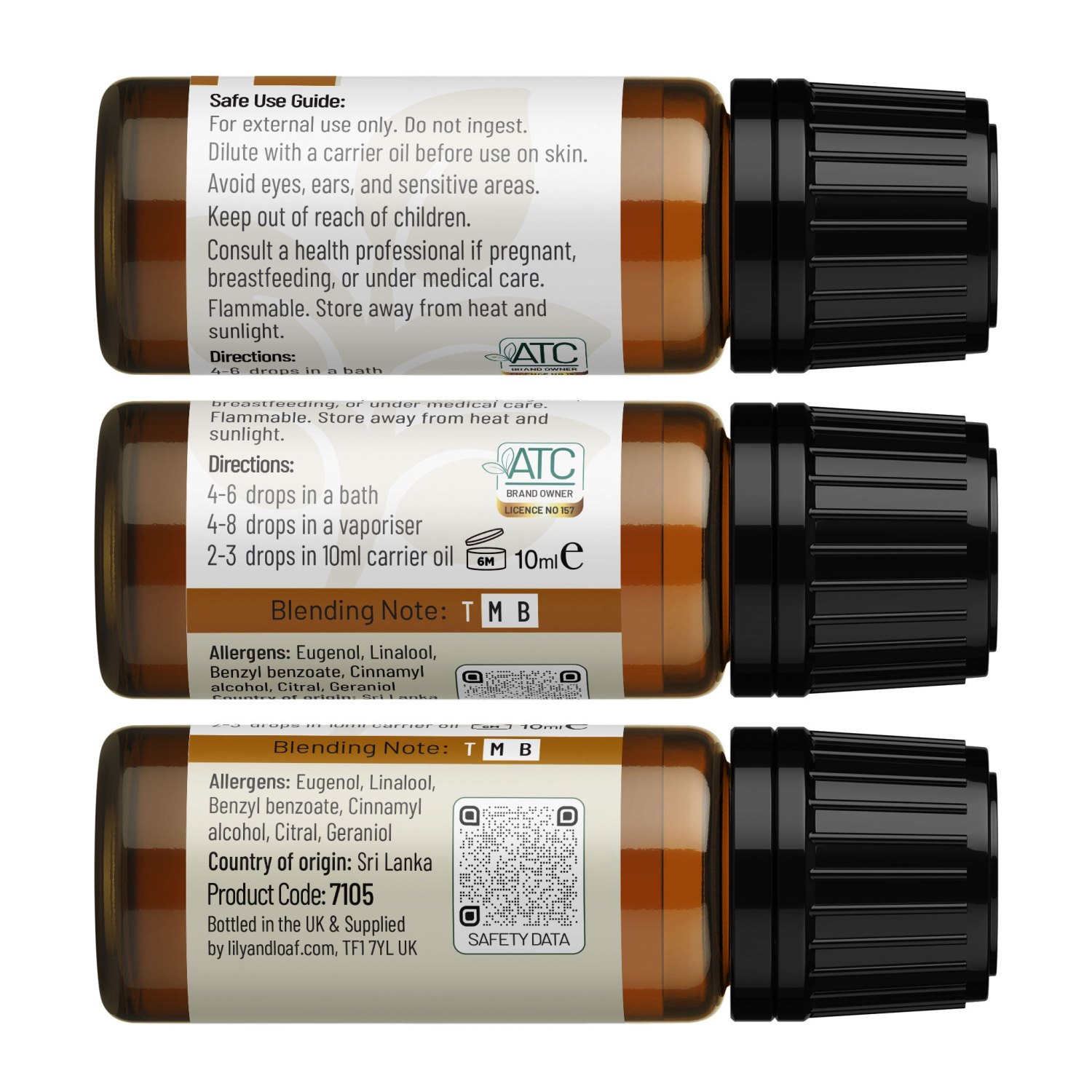 Lily & Loaf Organic Cinnamon Leaf Essential Oil – 10ml3