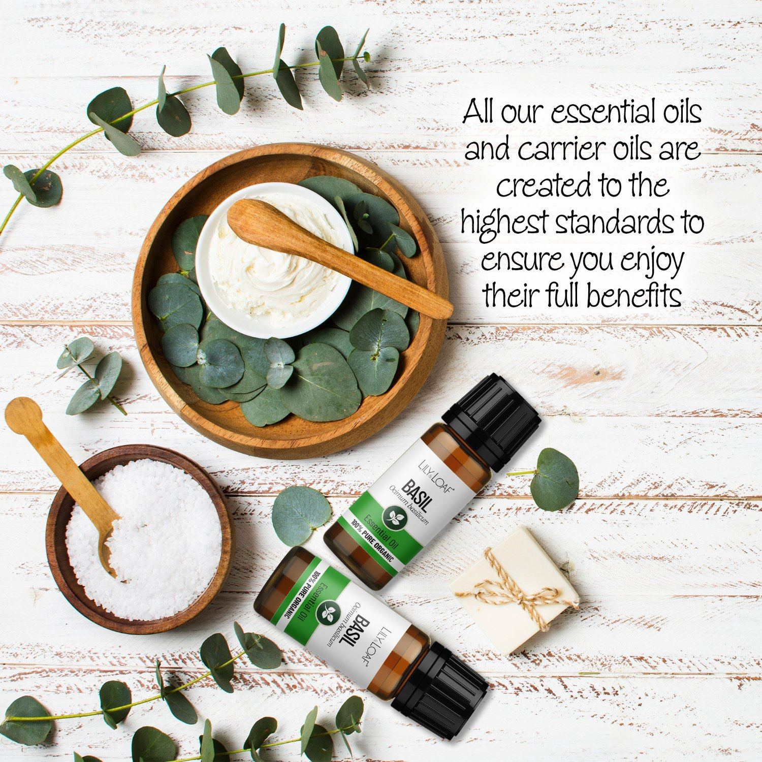 Lily & Loaf Organic Basil Essential Oil – 10ml2