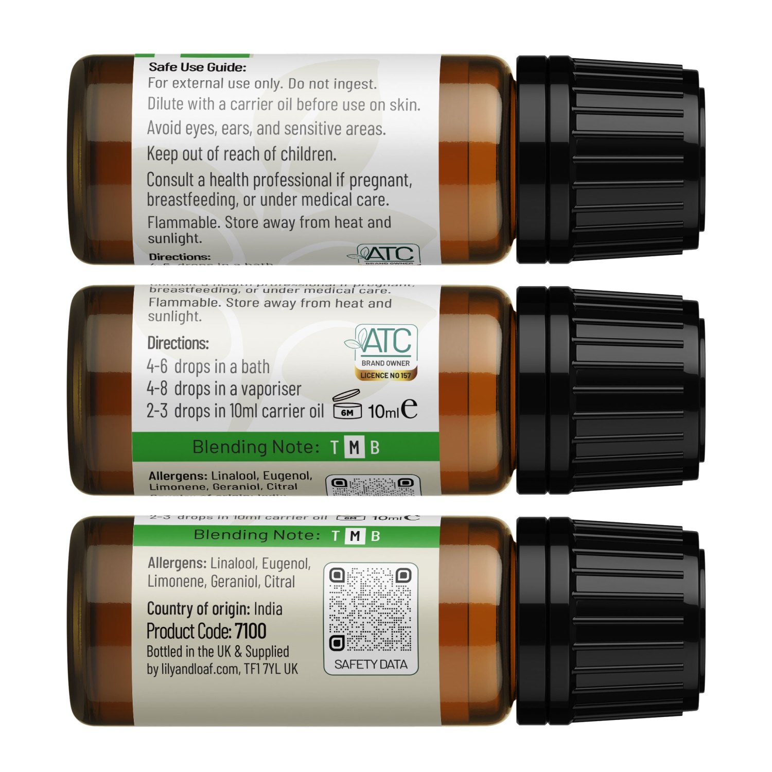 Lily & Loaf Organic Basil Essential Oil – 10ml3
