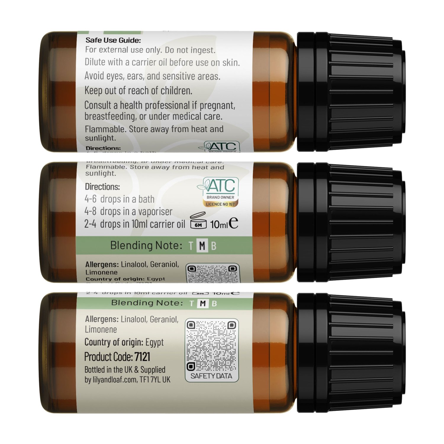 Lily & Loaf Organic Sweet Marjoram Essential Oil – 10ml3