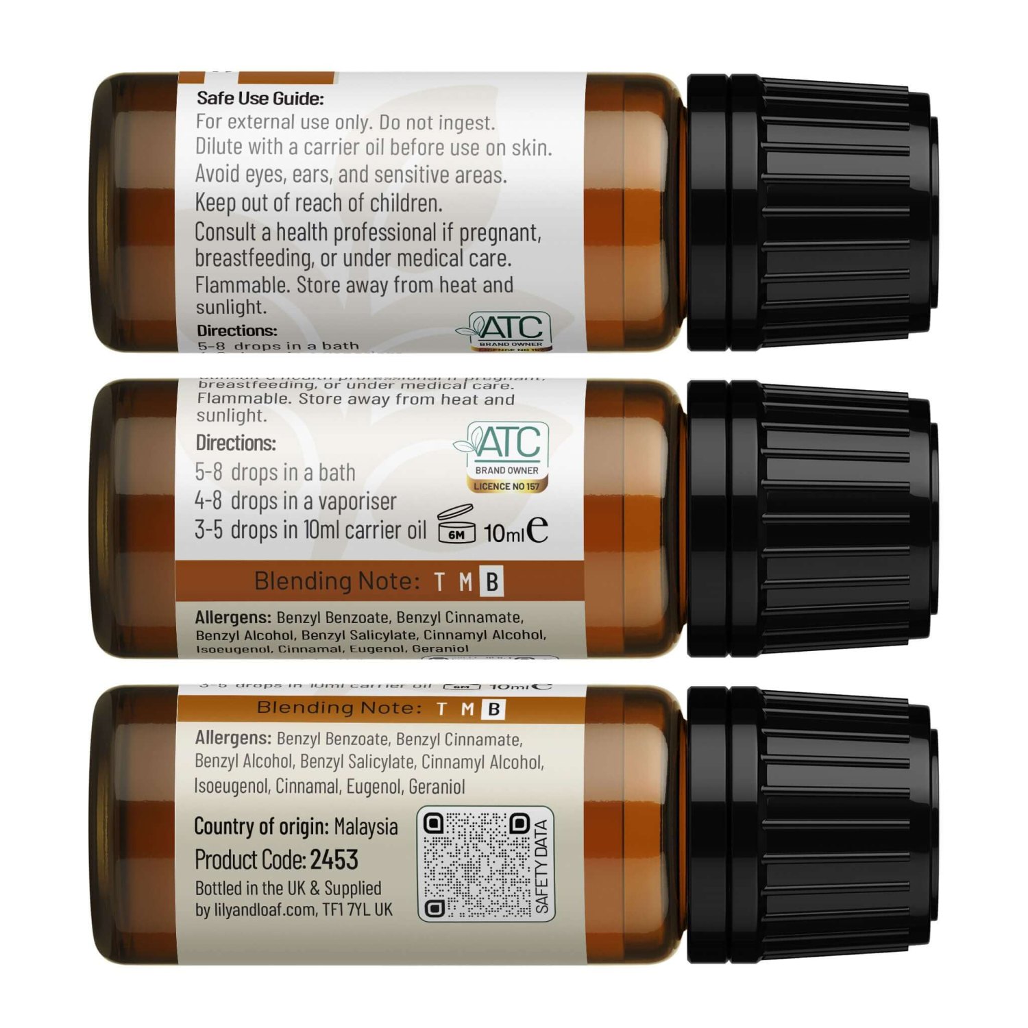 Lily & Loaf Organic Benzoin Essential Oil – 10ml3