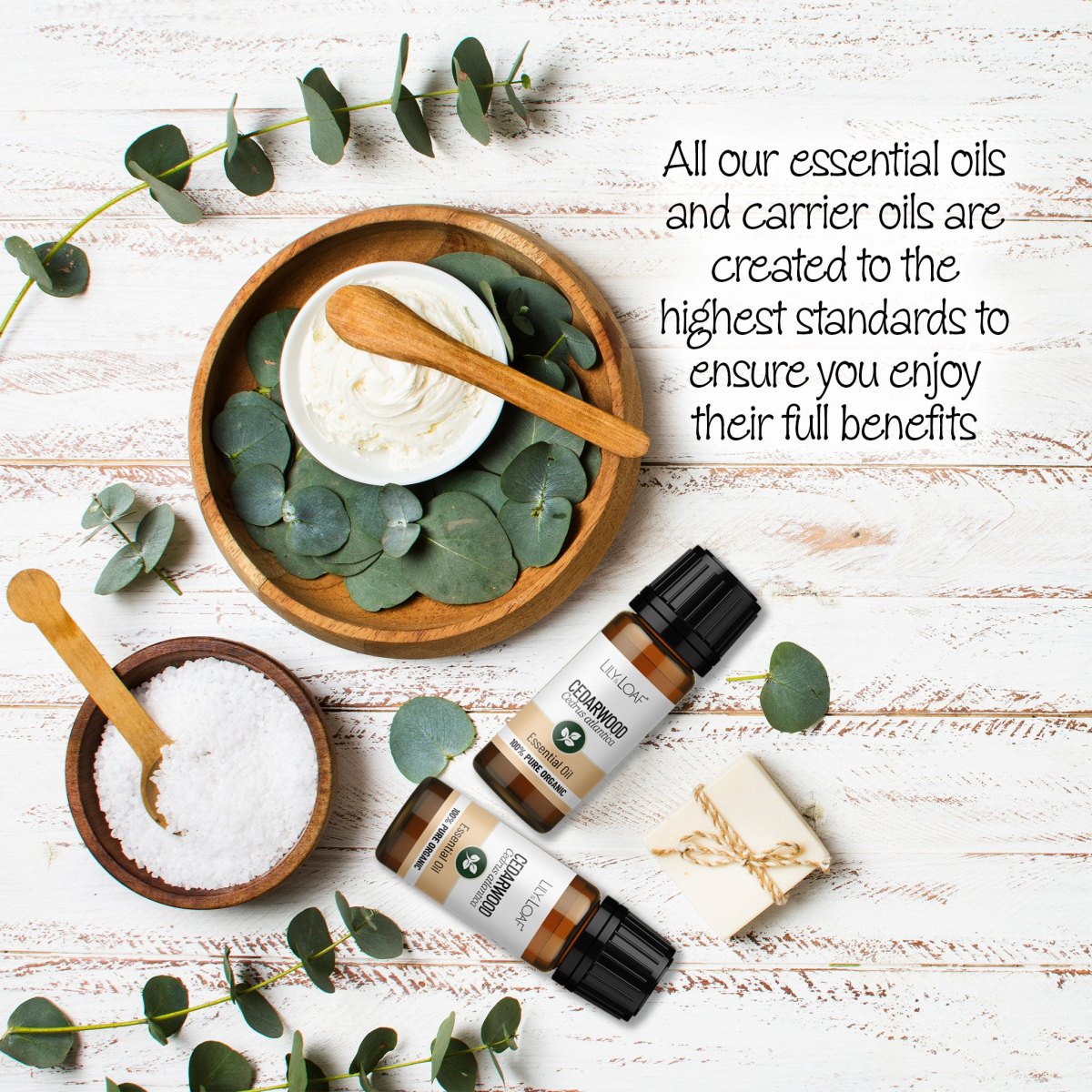 Lily & Loaf Organic Cedarwood Atlas Essential Oil – 200ml1