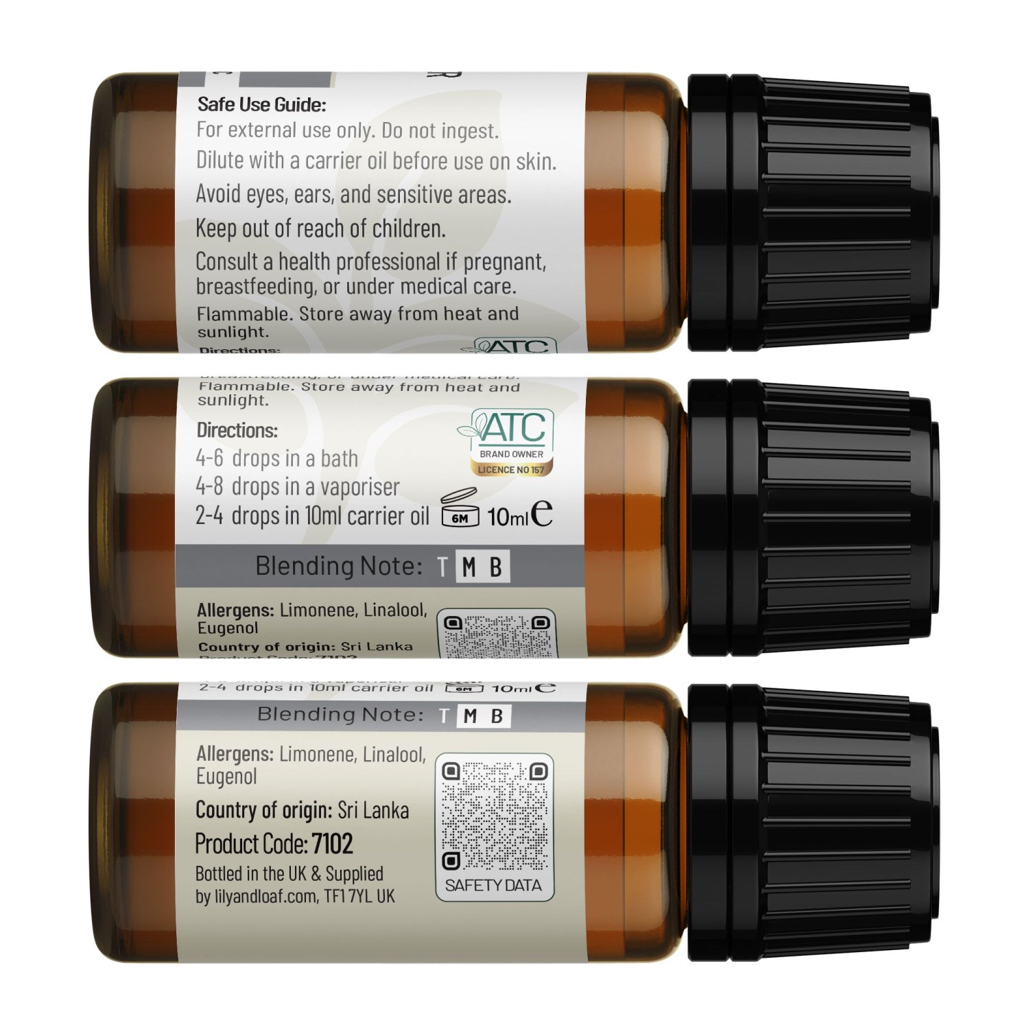 Lily & Loaf Organic Black Pepper Essential Oil – 10ml3