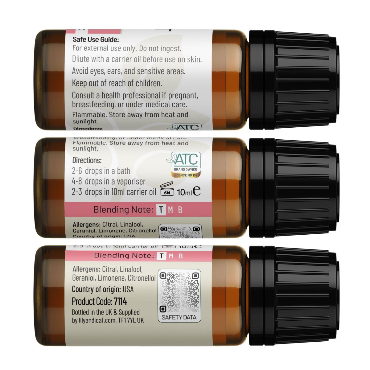 Lily & Loaf Organic Grapefruit Essential Oil – 50ml2