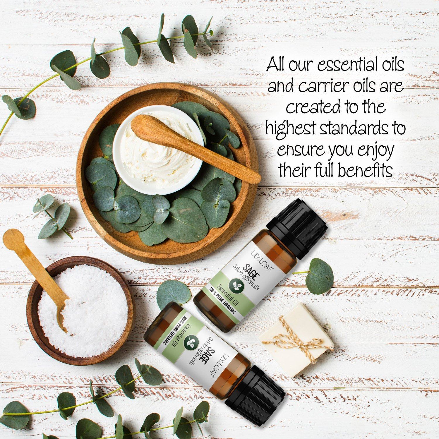Lily & Loaf Organic Sage Essential Oil – 10ml2
