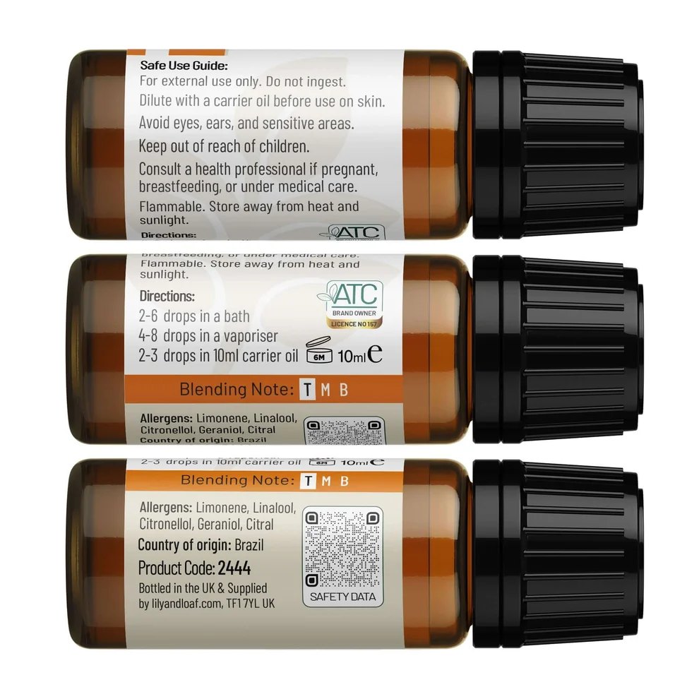 Lily & Loaf Organic Green Mandarin Essential Oil – 10ml3