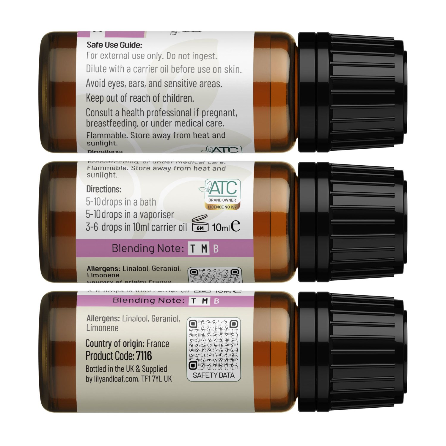 Lily & Loaf Organic Lavender Essential Oil – 10ml3