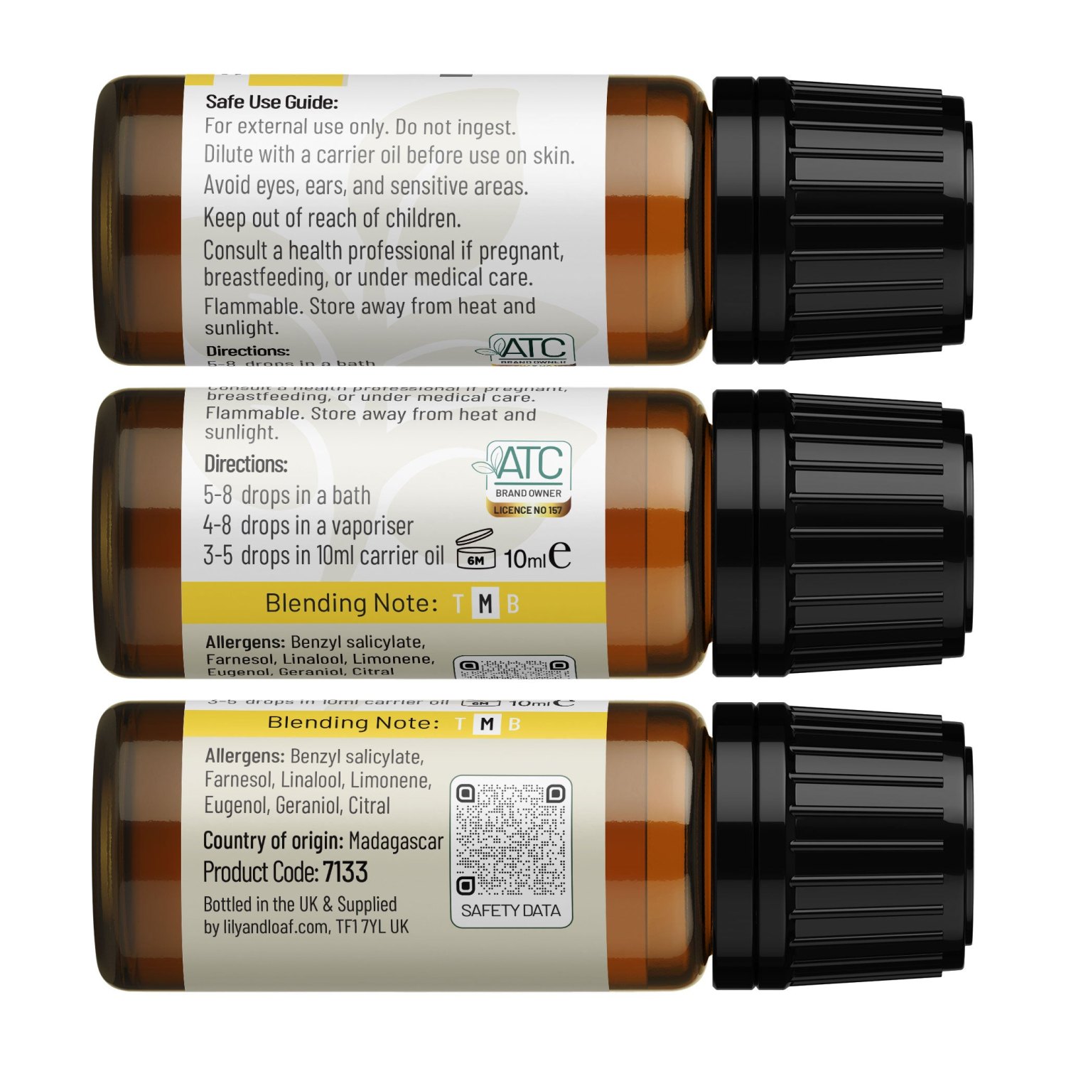 Lily & Loaf Organic Ylang Ylang III Essential Oil – 10ml3