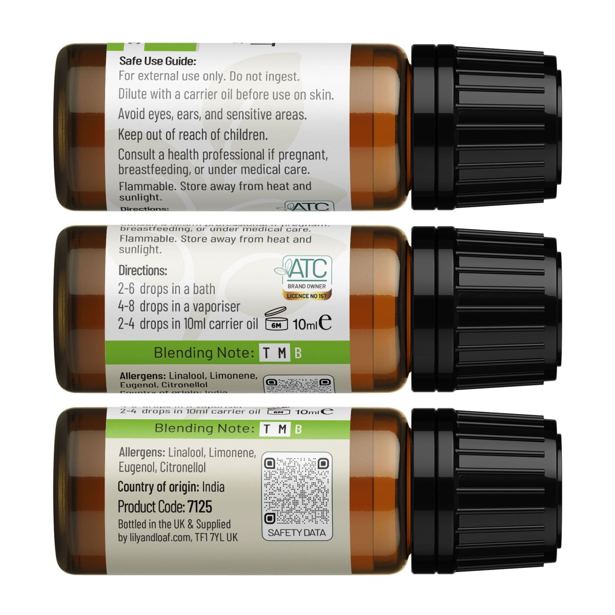 Lily & Loaf Organic Peppermint Essential Oil – 200ml2