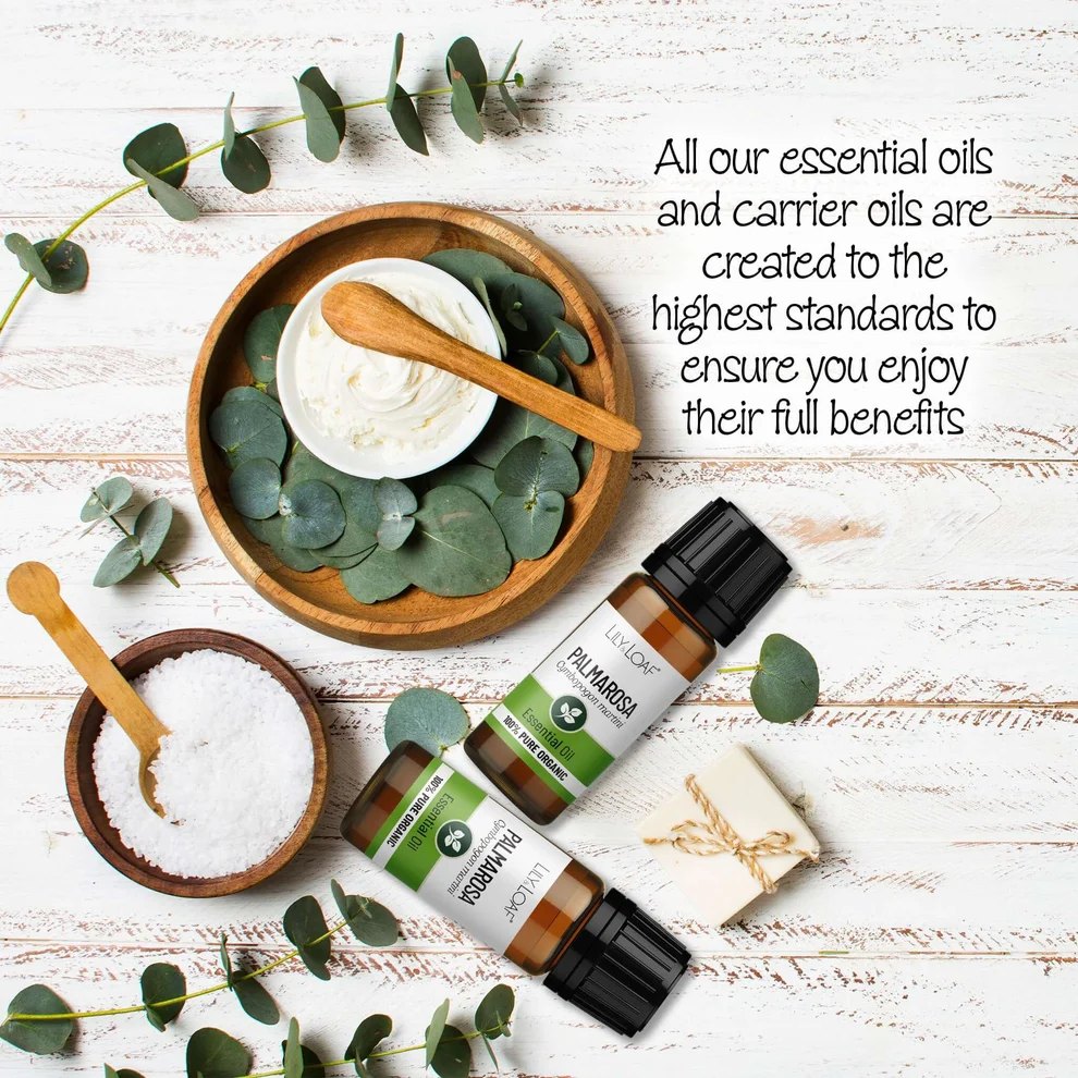 Lily & Loaf Organic Palmarosa Essential Oil – 10ml2