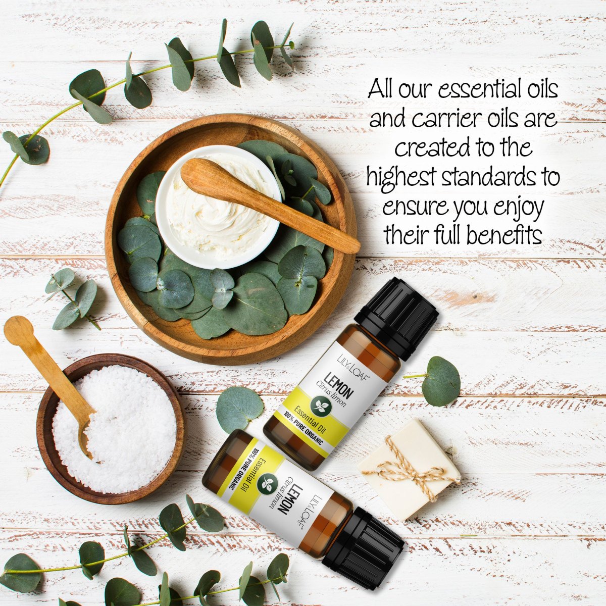 Lily & Loaf Organic Lemon Essential Oil – 100ml1