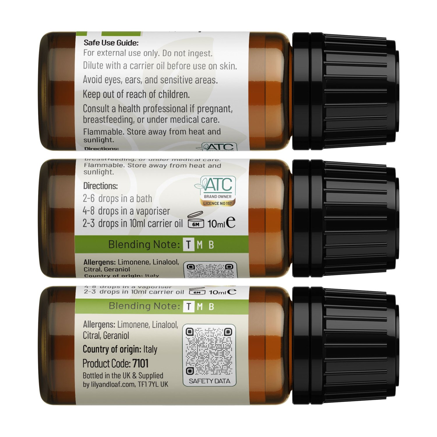 Lily & Loaf Organic Bergamot Essential Oil – 10ml3
