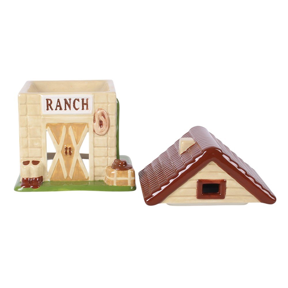 Western Ranch Ceramic Oil Burner & Wax Warmer1