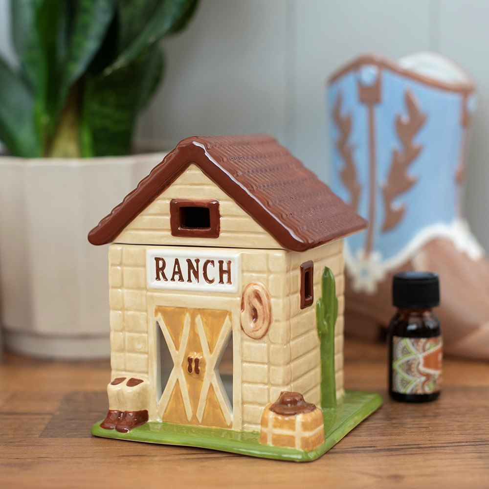 Western Ranch Ceramic Oil Burner & Wax Warmer4