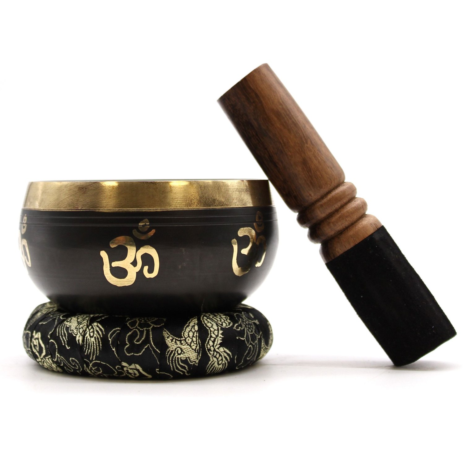 Yoga Om Brass Singing Bowl Set3