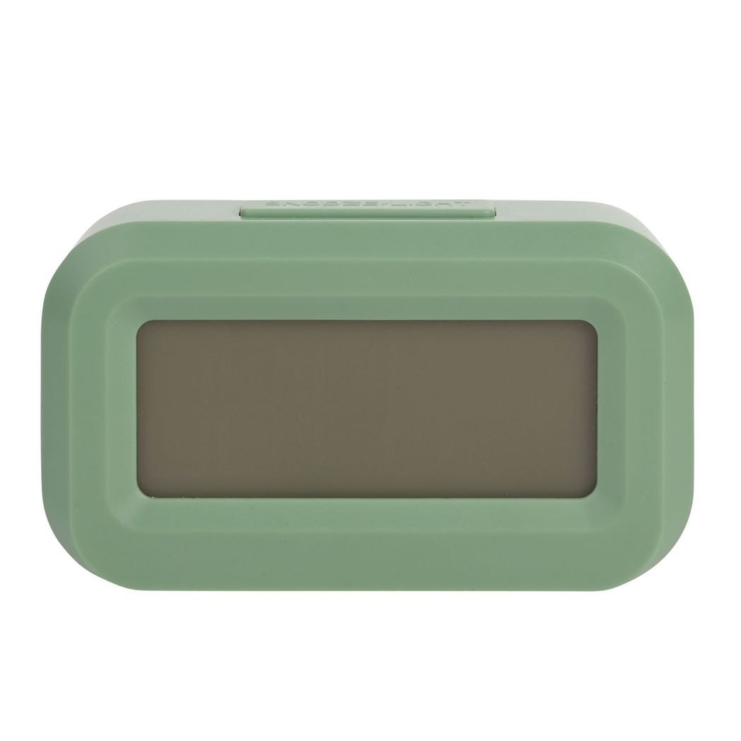 Hometime Green LED Travel Clock with Date & Temperature4