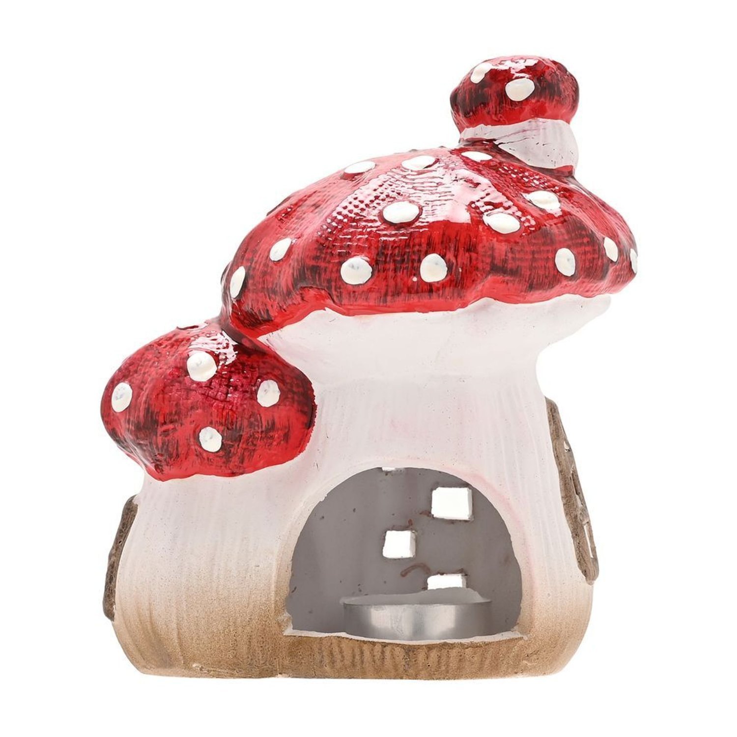 Country Living Toadstool Cottage Candle Holder1