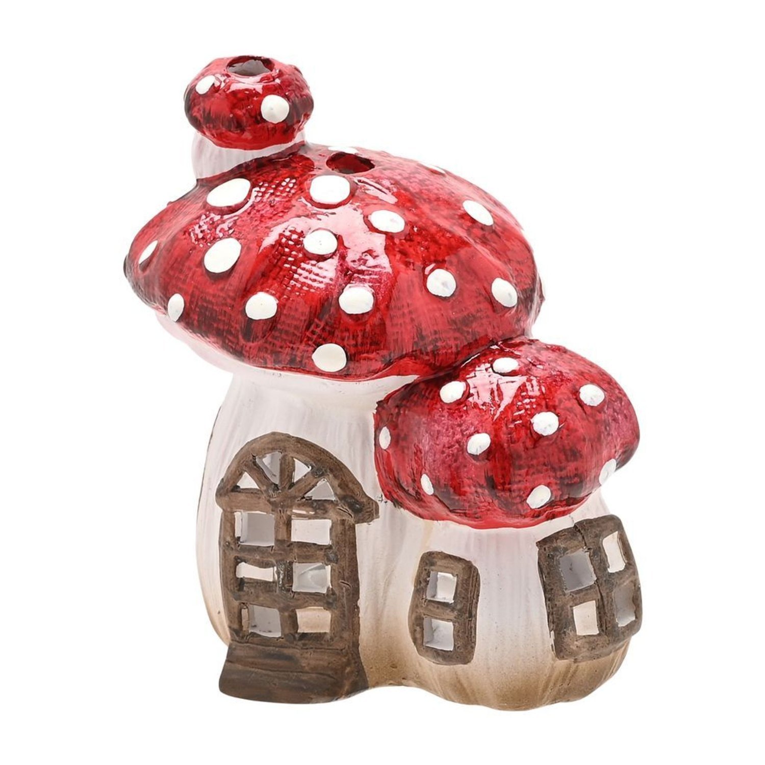 Country Living Toadstool Cottage Candle Holder2