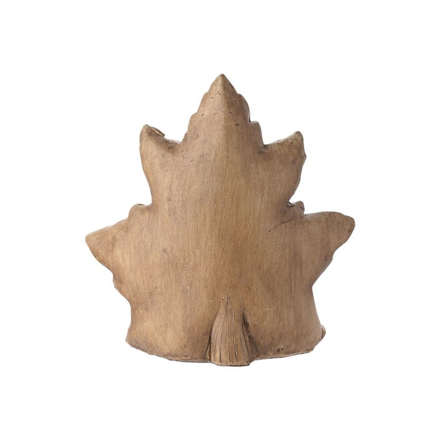 Country Living Small Wood Effect Resin Leaf Ornament2