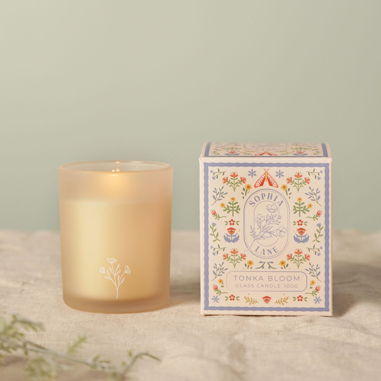 Sophia Lane Tonka Bloom Scented Candle 100g5