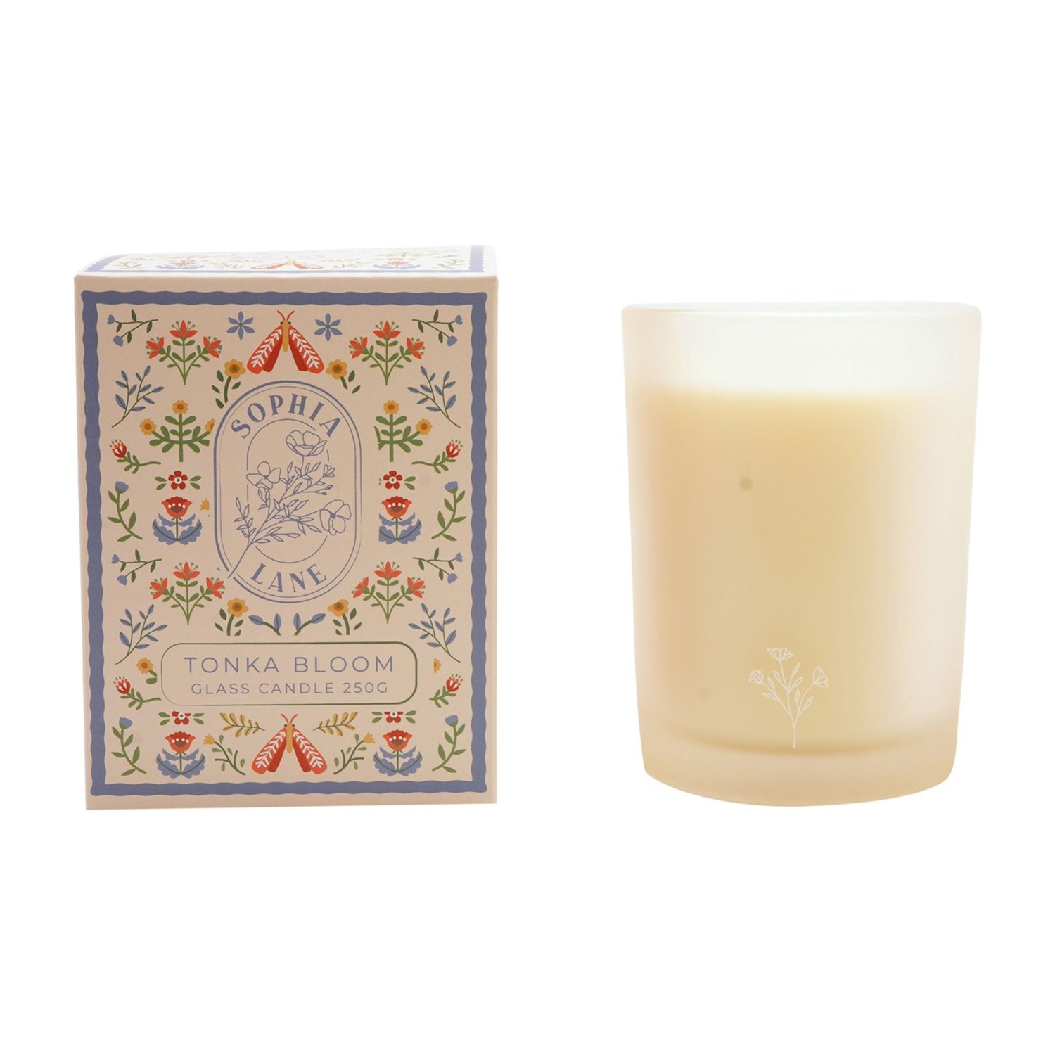 Sophia Lane Tonka Bloom Scented Candle 250g