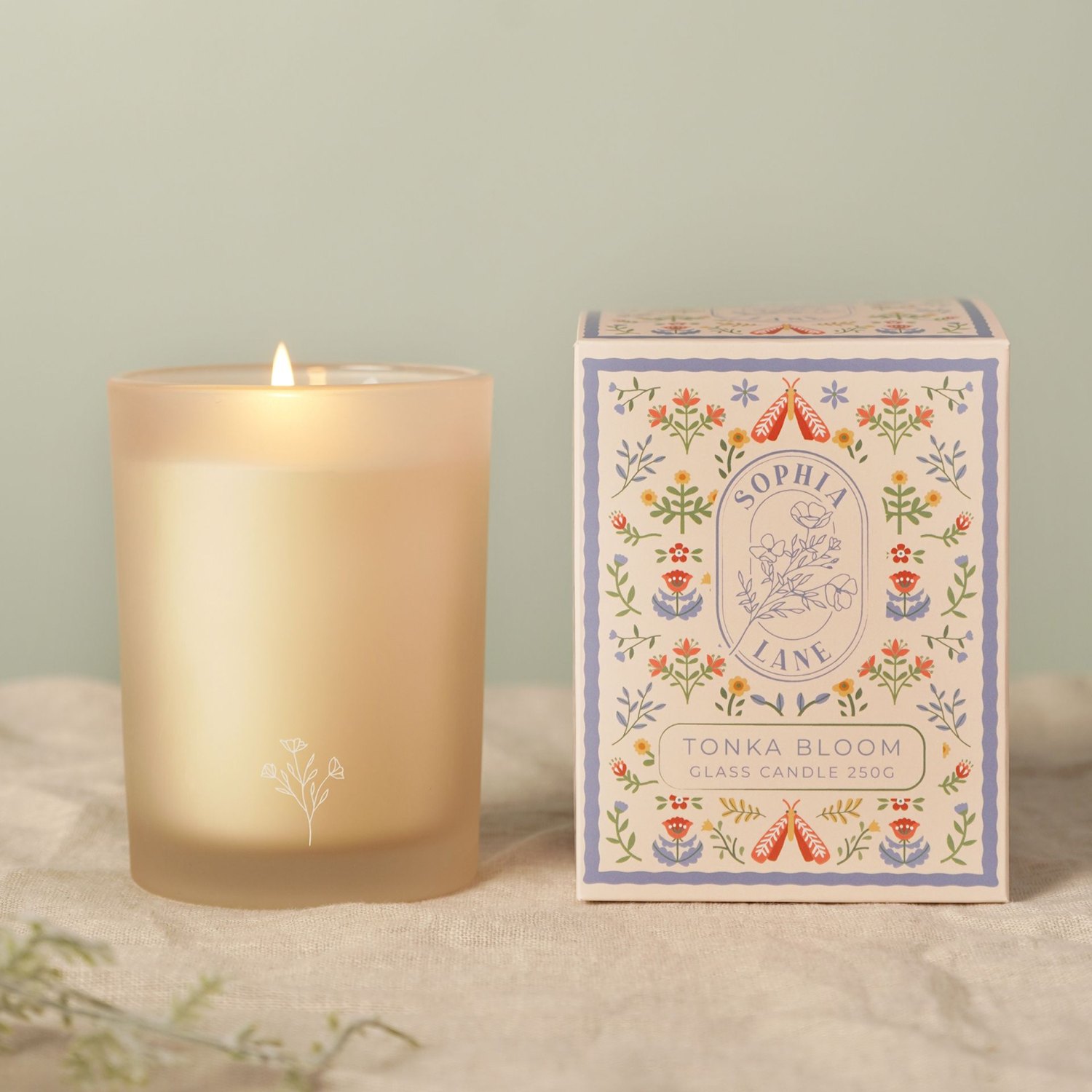 Sophia Lane Tonka Bloom Scented Candle 250g5
