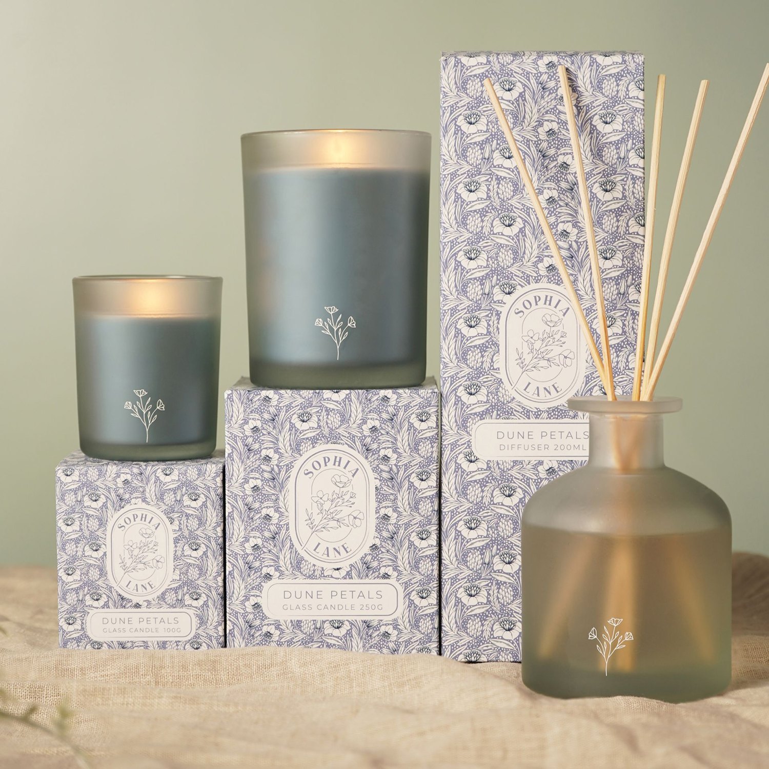 Sophia Lane Dune Petals Floral Candle 250g6