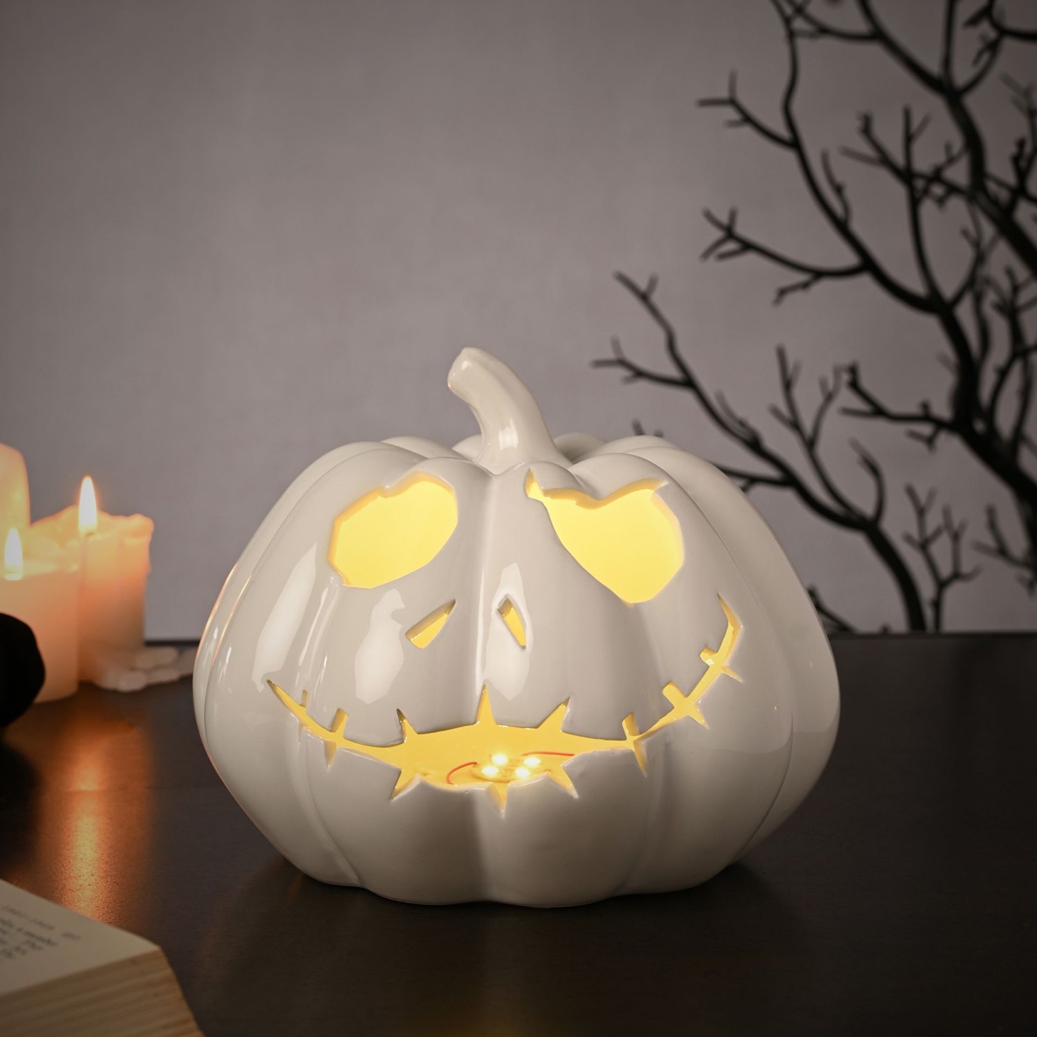 Disney Nightmare Before Christmas Light-Up Jack Ceramic Decoration1