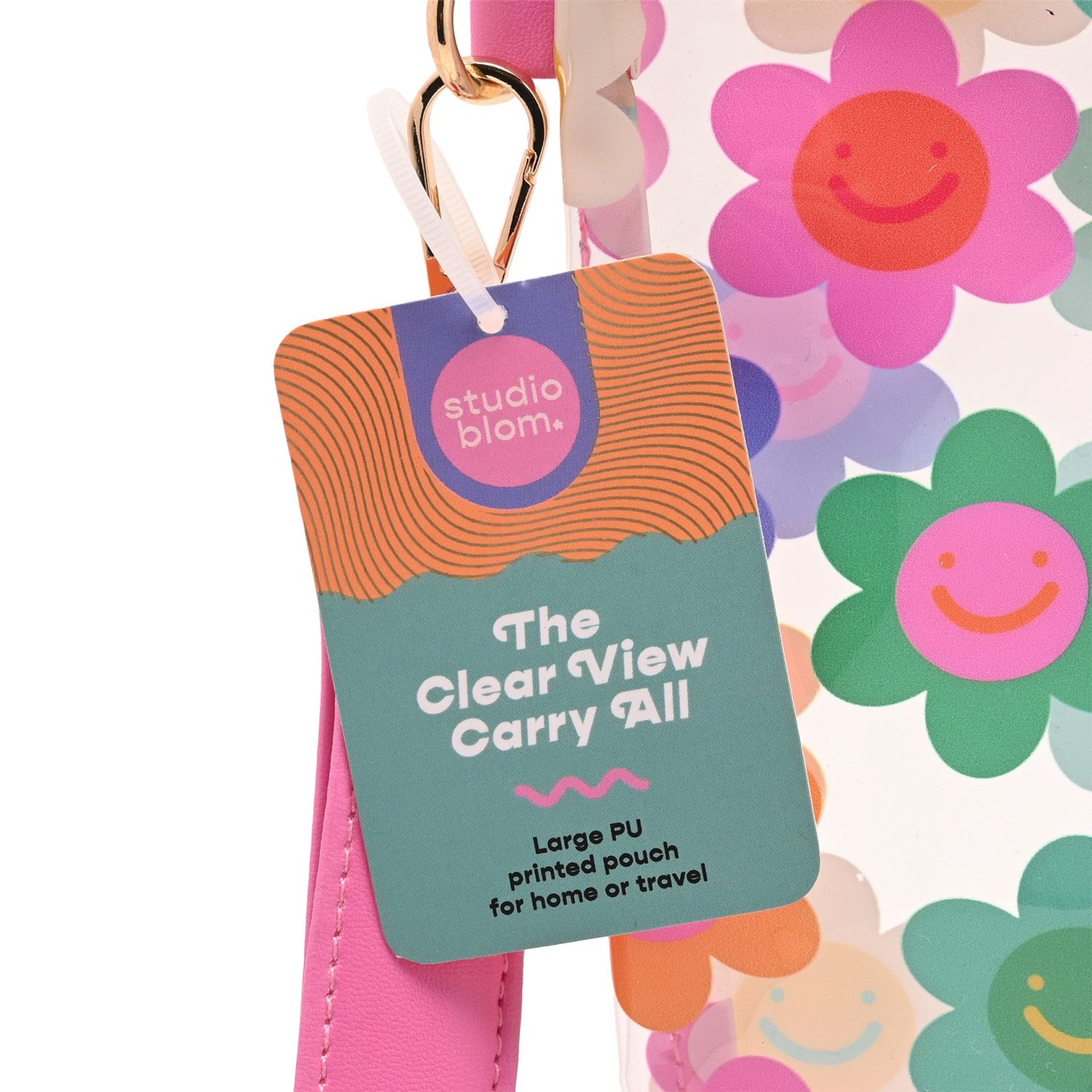 Studio Blom Large Floral Clear View Vinyl Pouch2