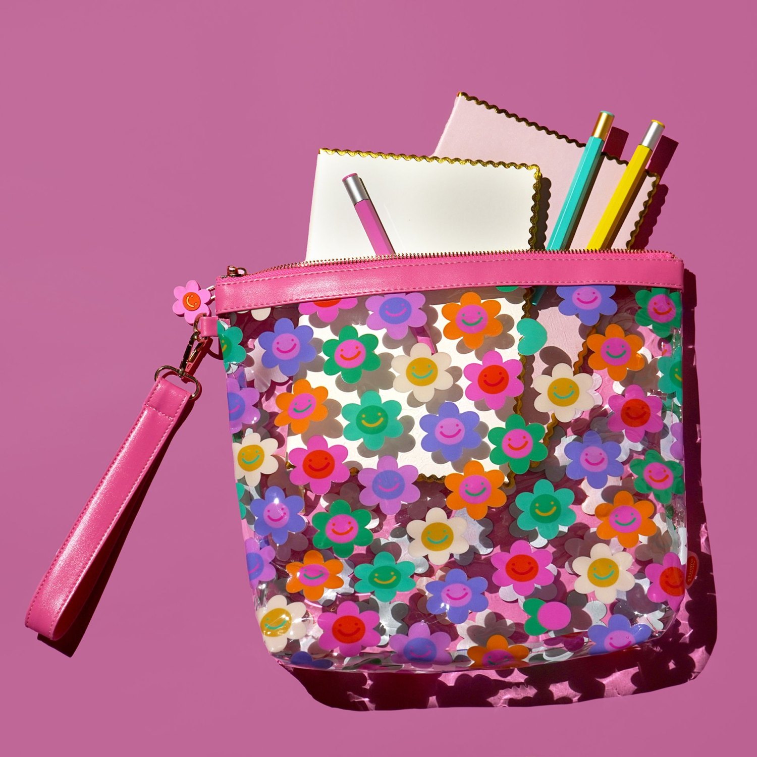 Studio Blom Large Floral Clear View Vinyl Pouch4