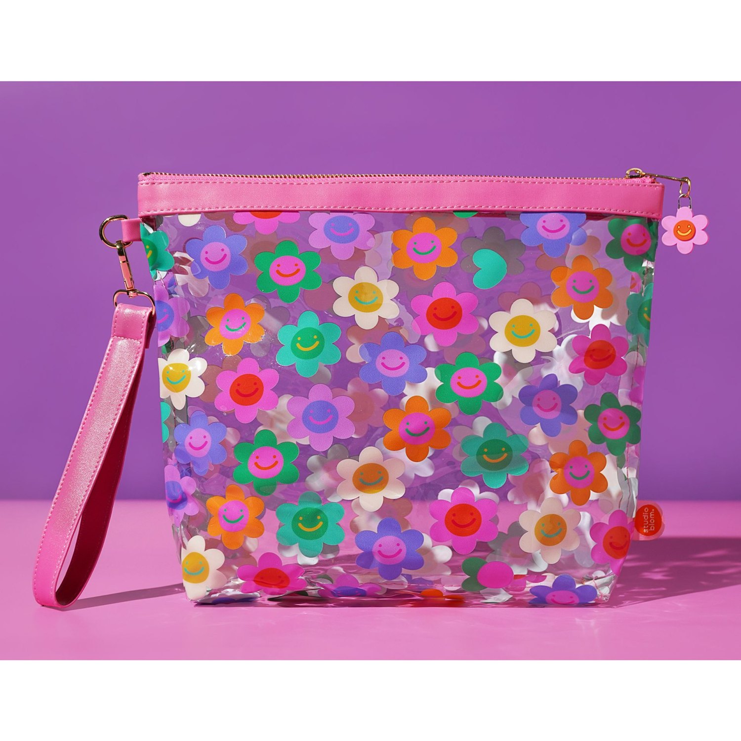 Studio Blom Large Floral Clear View Vinyl Pouch5