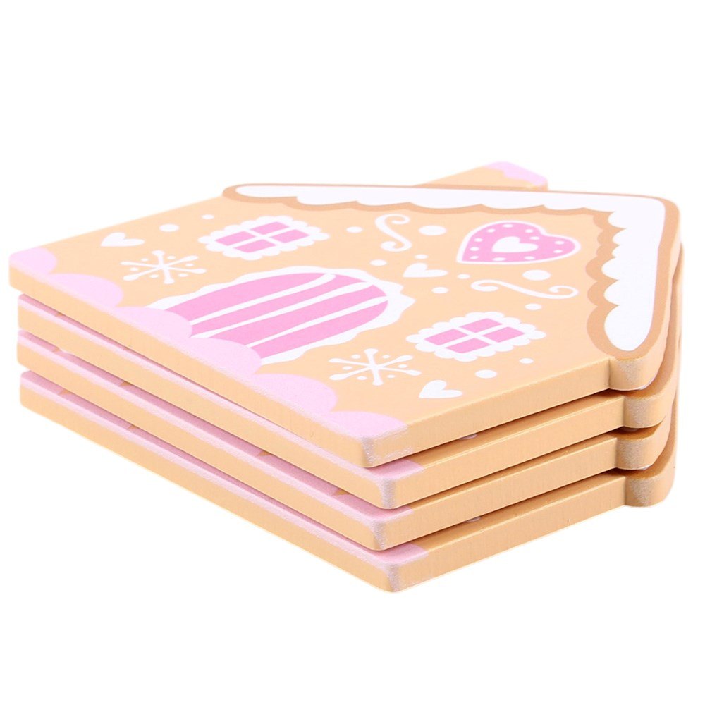 Gingerbread House Coasters – Set of 42