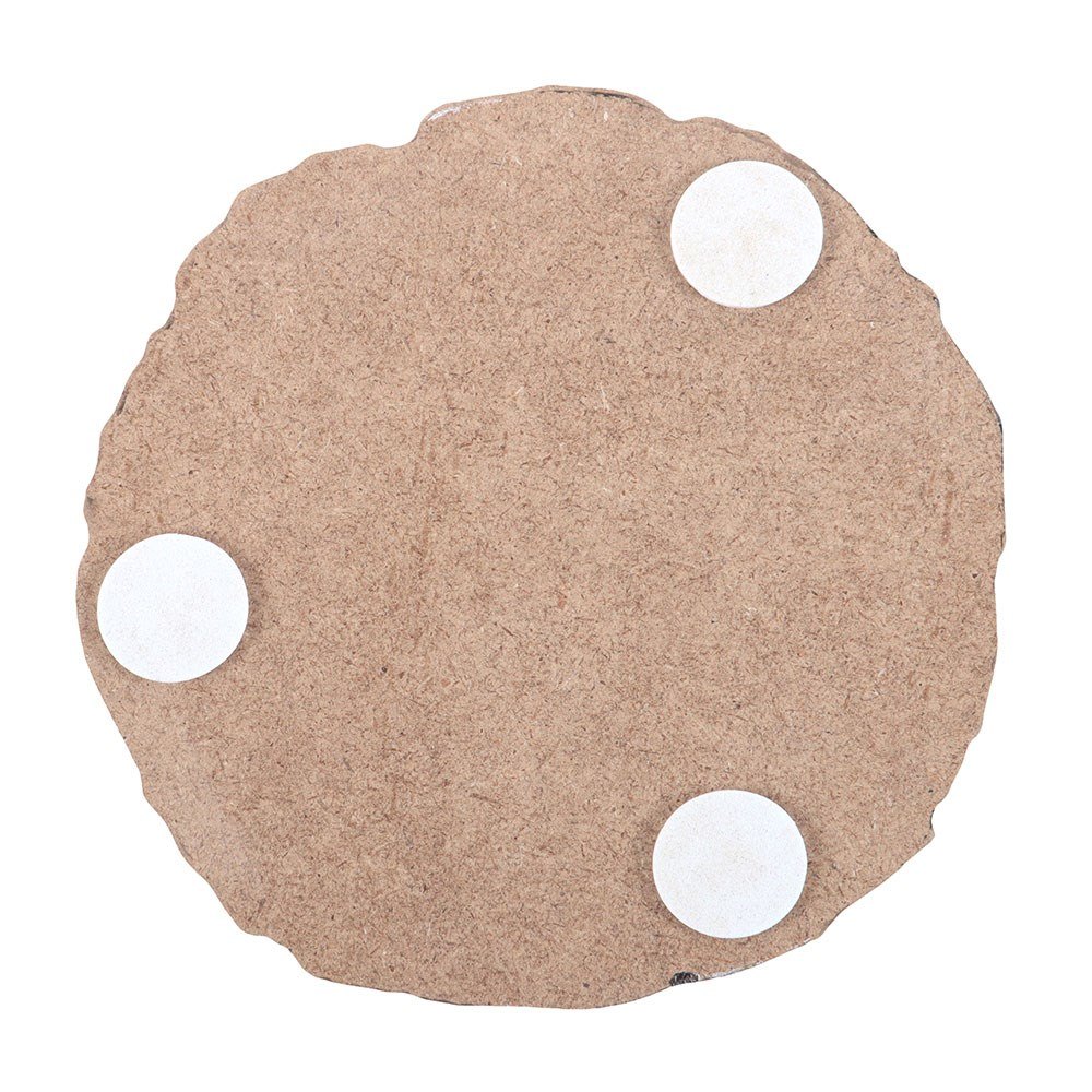 Norse Mythology Wood Slice Style Coasters – Set of 43