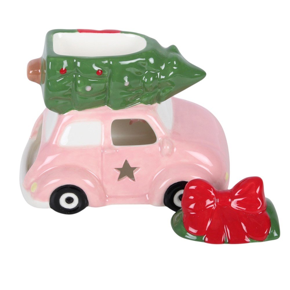 Pink Car & Christmas Tree Ceramic Oil Burner1