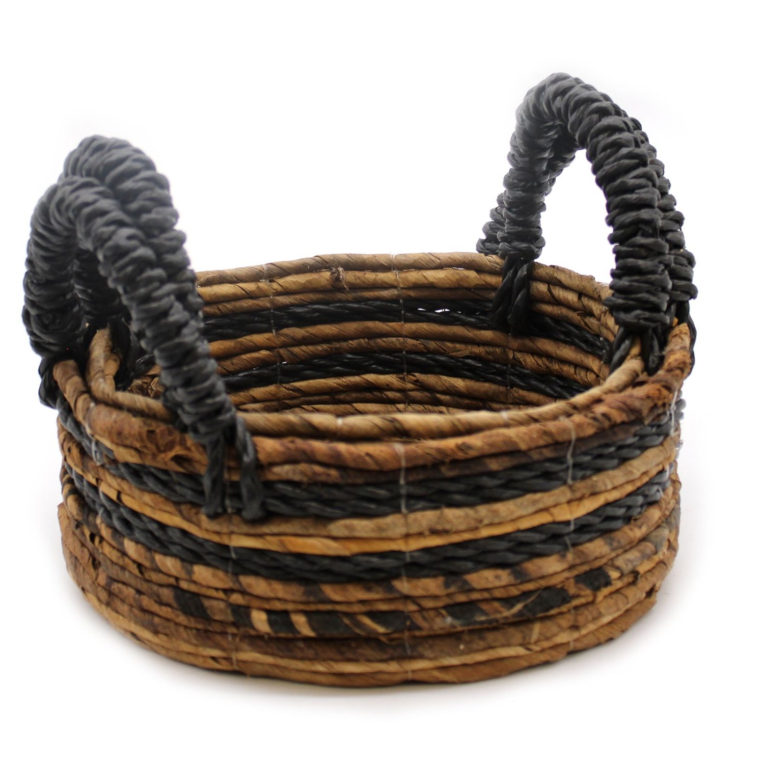 Banana Leaf and Hitam Raffia Baskets – Set of 22